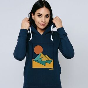 Contiki x Teemill Navy Hoodie Women’s Size UK 10 / US 6 Organic Cotton